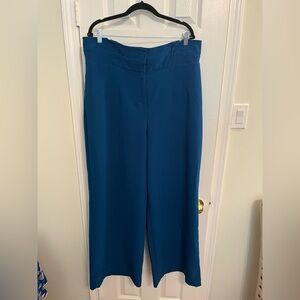 New York & Company Women’s Wide-Leg Teal Dress Pants